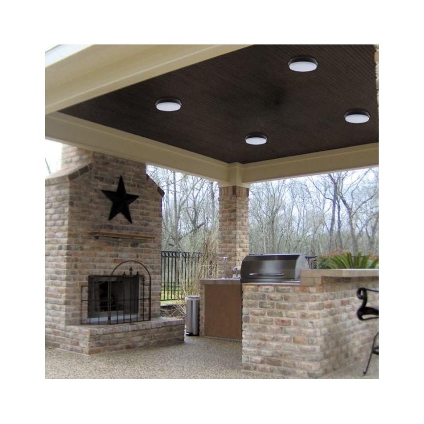 LED2 - Plafonnier LED d'extérieur LUNA LED/25W/230V  IP54 rond