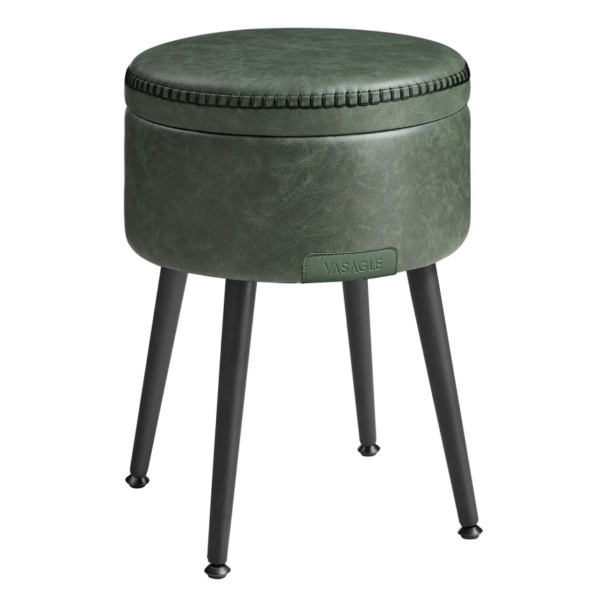 Lederhocker CORE grün
