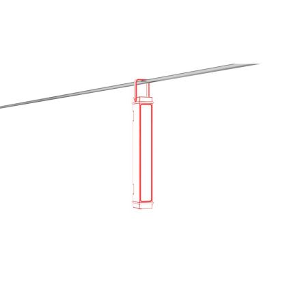 Ledlenser AF2R - Lampada da lavoro ricaricabile a LED dimmerabile, IP54, 1000 lm, 50 h