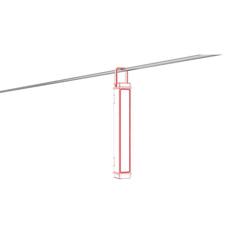 Ledlenser AF2R - Lampada da lavoro ricaricabile a LED dimmerabile, IP54, 1000 lm, 50 h