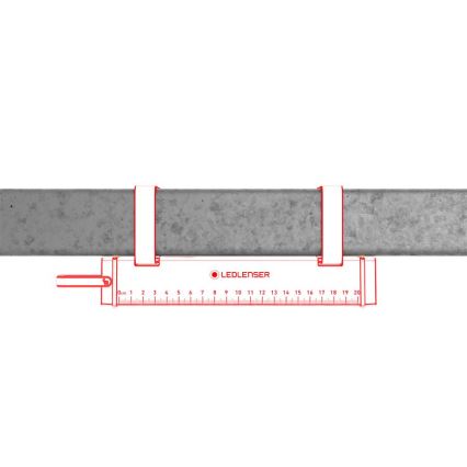 Ledlenser AF2R - Lampada da lavoro ricaricabile a LED dimmerabile, IP54, 1000 lm, 50 h