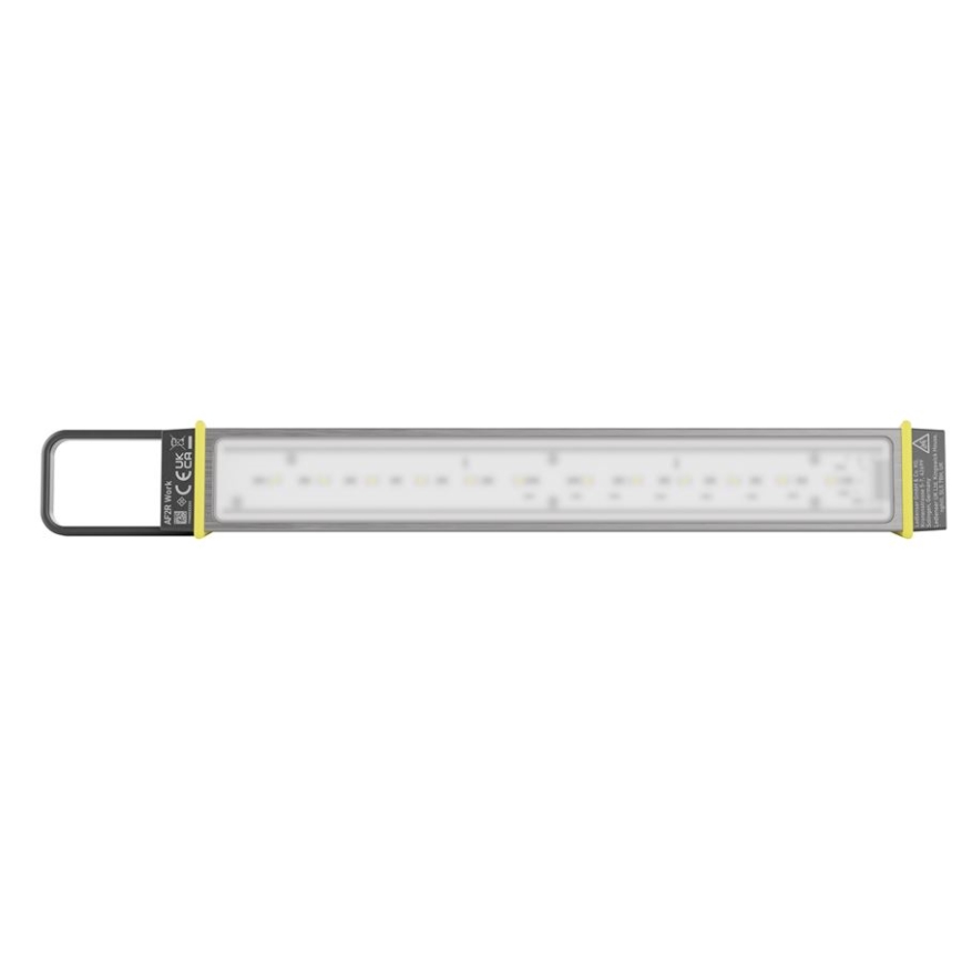 Ledlenser AF2R - Lampe de travail LED rechargeable à intensité réglable, IP54, 1000 lm, 50 h d'autonomie, 4810 mAh