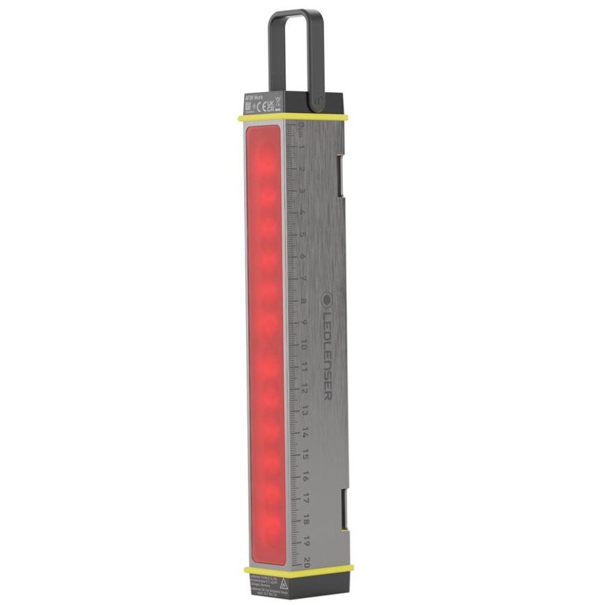 Ledlenser AF2R - Lampe de travail LED rechargeable à intensité réglable, IP54, 1000 lm, 50 h d'autonomie, 4810 mAh