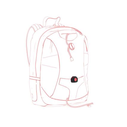 Ledlenser CU2R - Lampe de signalisation LED/280 mAh noire