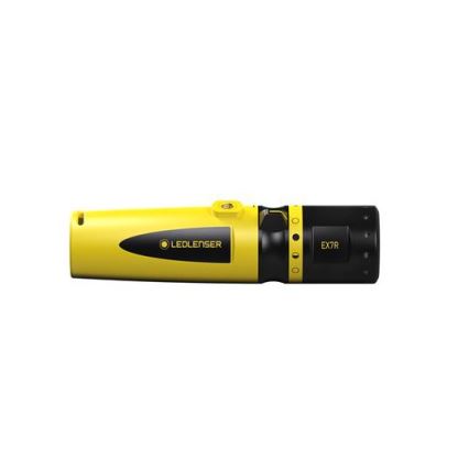 Ledlenser EX7R - lampe de poche LED rechargeable à intensité réglable, 3250 mAh, IP68, 220 lm, 45 h, jaune