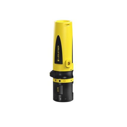 Ledlenser EX7R - lampe de poche LED rechargeable à intensité réglable, 3250 mAh, IP68, 220 lm, 45 h, jaune