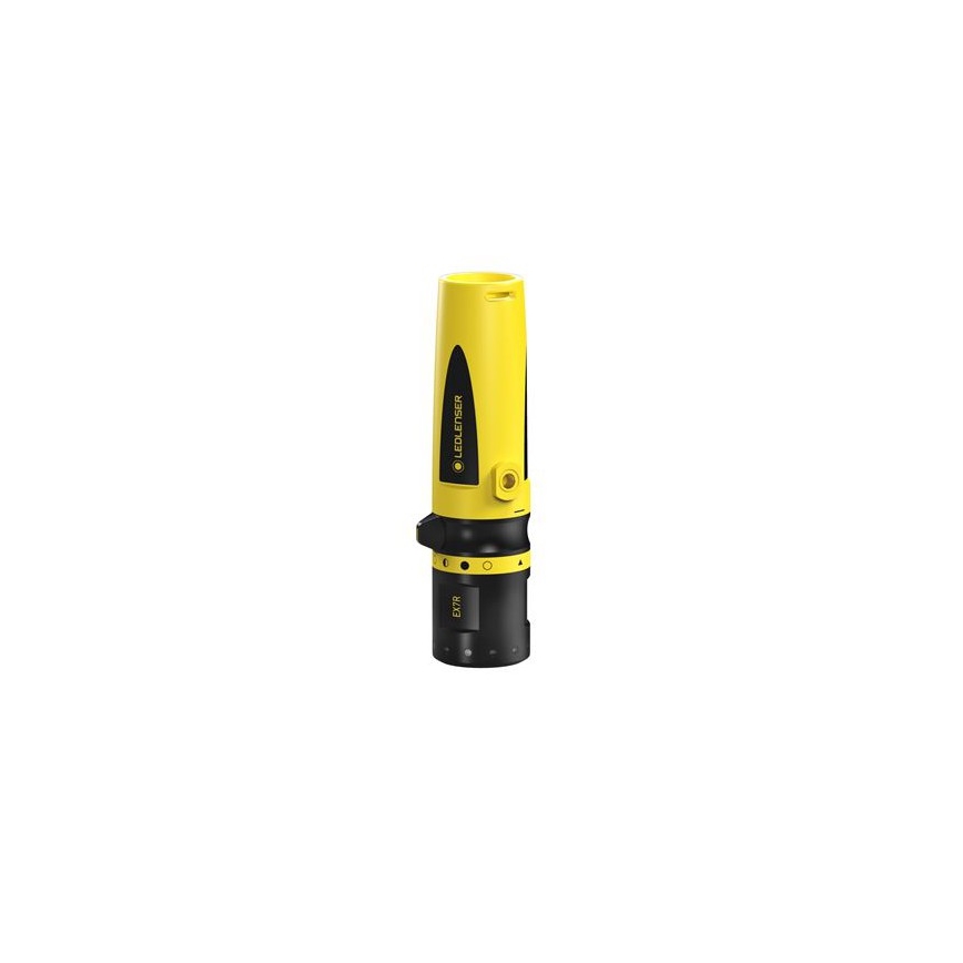 Ledlenser EX7R - lampe de poche LED rechargeable à intensité réglable, 3250 mAh, IP68, 220 lm, 45 h, jaune