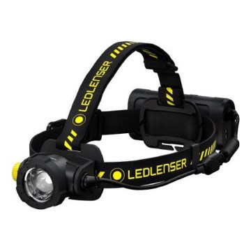 Ledlenser H15R WORK - Lampada frontale ricaricabile dimmerabile a LED/4800 mAh IP67 2500 lm 70 h nera