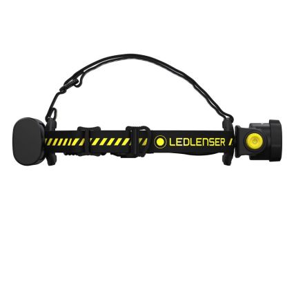 Ledlenser H15R WORK - Lampada frontale ricaricabile dimmerabile a LED/4800 mAh IP67 2500 lm 70 h nera