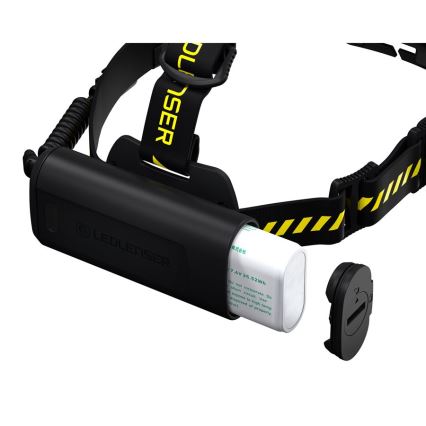 Ledlenser H15R WORK - Lampada frontale ricaricabile dimmerabile a LED/4800 mAh IP67 2500 lm 70 h nera