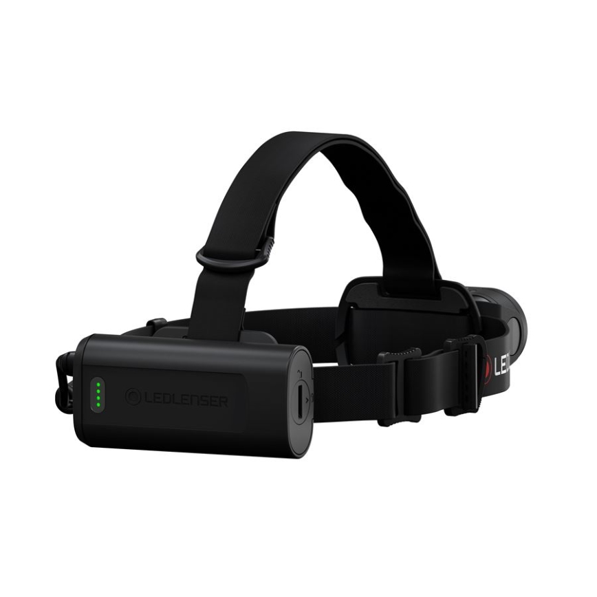 Ledlenser H19R CORE - Lampe frontale LED rechargeable à intensité variable, 4800 mAh, IP67, 3500 lm, jusqu'à 20 h d'autonomie, noire
