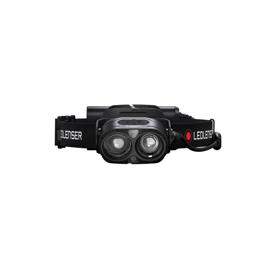 Ledlenser H19R CORE - Lampe frontale LED rechargeable à intensité variable, 4800 mAh, IP67, 3500 lm, jusqu'à 20 h d'autonomie, noire