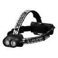 Ledlenser H19R SIGNATURE - Lampada frontale ricaricabile a LED dimmerabile, batteria 4800 mAh, IP68, 4000 lm, autonomia fino a 20 ore, nera