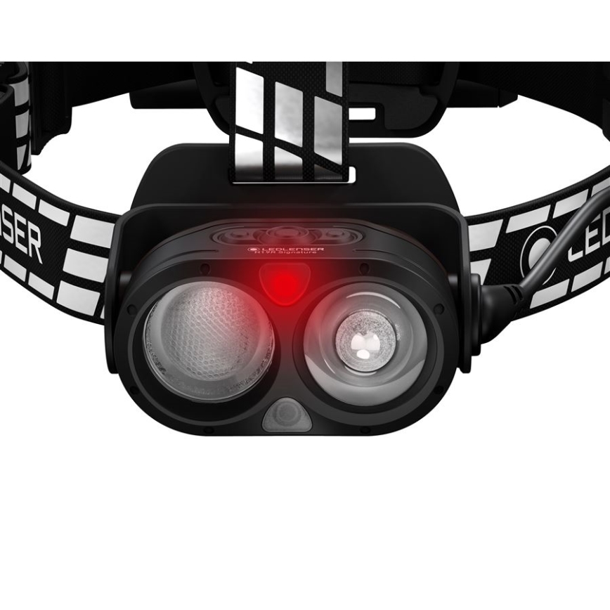 Ledlenser H19R SIGNATURE - Lampe frontale rechargeable LED à intensité variable / 4800 mAh IP68 4000 lm 20 h noire