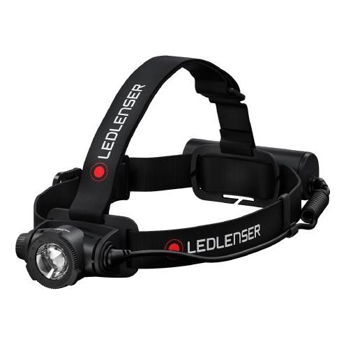 Ledlenser H7R CORE - Torcia frontale ricaricabile a LED dimmerabile / 4800 mAh / IP67 / 1000 lm / 65 h / nero