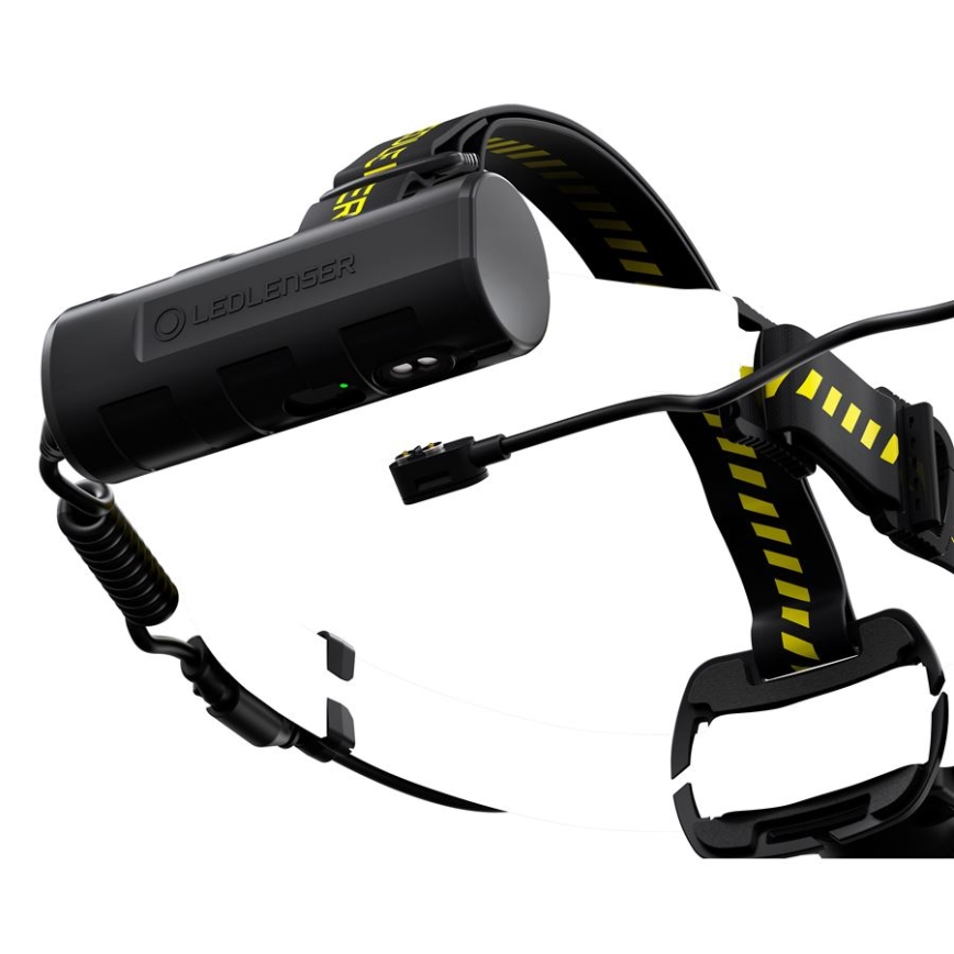 Ledlenser H7R WORK - Lampe frontale LED rechargeable dimmable LED/4800 mAh IP67 1000 lm 60 h noire