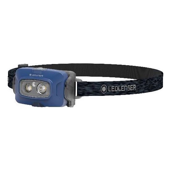 Ledlenser HF4R Core - Lampe frontale LED rechargeable à intensité variable/1000 mAh IP68 500 lm 35 h bleue