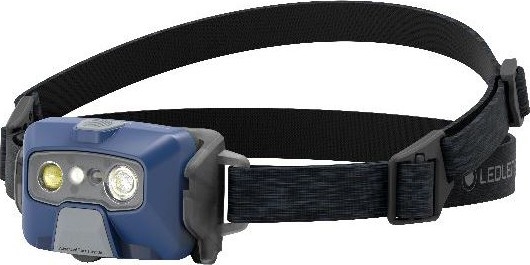 Ledlenser HF6R Core - dimmbare, wiederaufladbare LED-Stirnlampe, 2000 mAh, IP68, 800 lm, 60 h, blau
