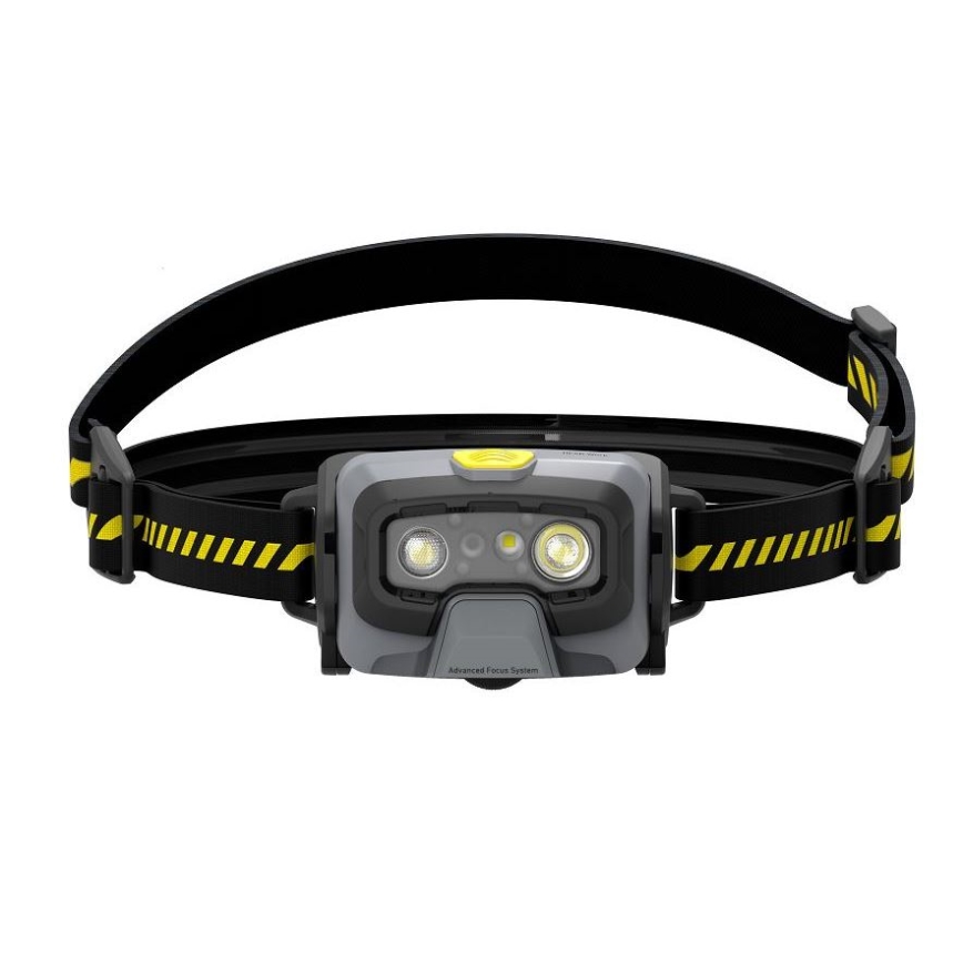 Ledlenser HF6R Work - Lampada frontale ricaricabile LED a intensità regolabile, 2000 mAh, IP68, 800 lm, 60 h, nera