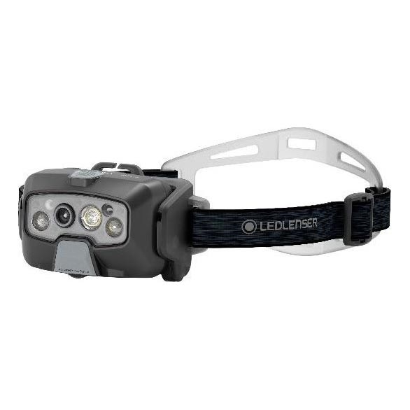 Ledlenser HF8R Core - Lampe frontale LED rechargeable à intensité variable / 2000 mAh IP68 800 lm 60 h gris