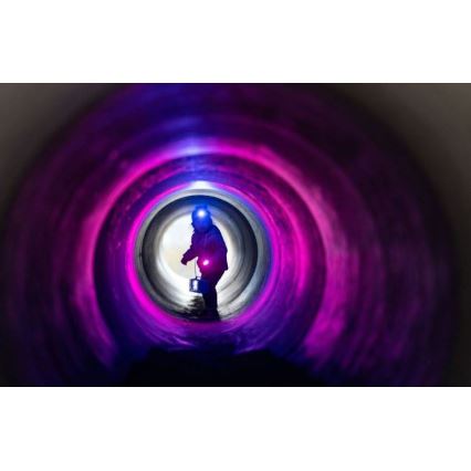 Ledlenser KIDBEAM4 RAINBOW - lampe de poche pour enfants à luminosité réglable LED/2xAAA IP44 violette