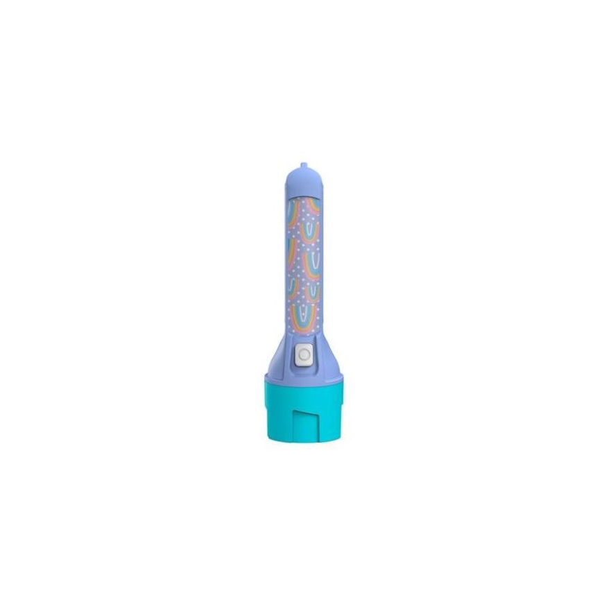 Ledlenser KIDBEAM4 RAINBOW - Torcia dimmerabile per bambini a LED/2xAAA IP44 viola