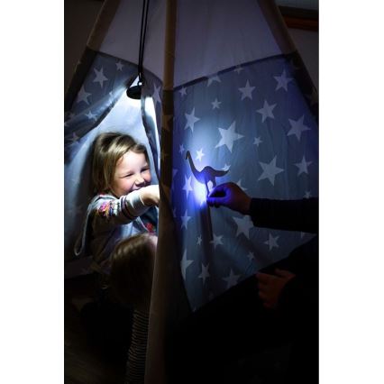 Ledlenser KIDCAMP6 DINO - Lampe nomade LED dimmable/3xAAA IP44 verte