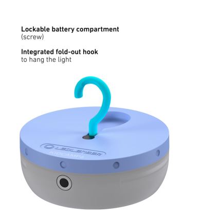 Ledlenser KIDCAMP6 RAINBOW - Dimmbare tragbare LED-Lampe LED/3xAAA IP44 blau