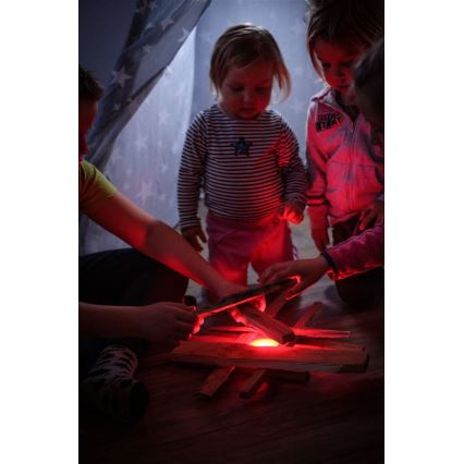 Ledlenser KIDCAMP6 RAINBOW - Lampe LED portable dimmable, 3xAAA, IP44, bleue