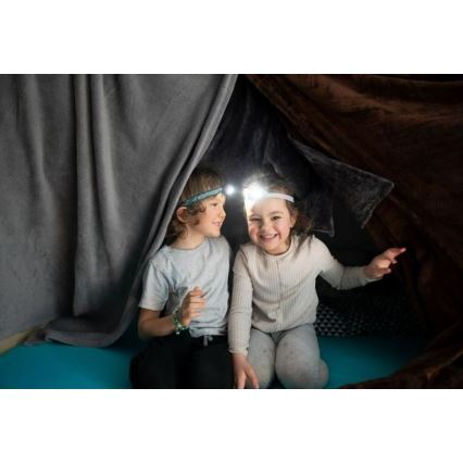 Ledlenser KIDLED2 RAINBOW - LED-dimmbare Kinder-Stirnlampe LED/1xAAA IPX4 40 lm 20h violett
