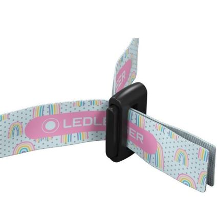 Ledlenser KIDLED2 RAINBOW - LED-dimmbare Kinder-Stirnlampe LED/1xAAA IPX4 40 lm 20h violett