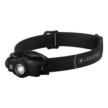 Ledlenser MH4 - Torcia frontale ricaricabile a LED dimmerabile LED/750 mAh IP54 400 lm 35 h nera