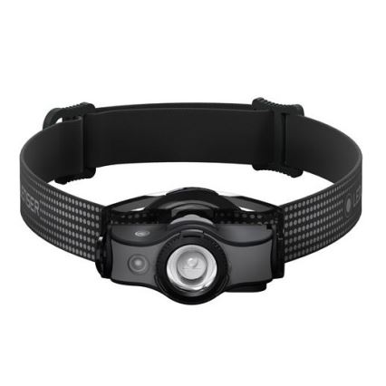 Ledlenser MH5 - Lampada frontale ricaricabile dimmerabile a LED/1xAA/750 mAh IP54 400 lm 35 h nera/grigia