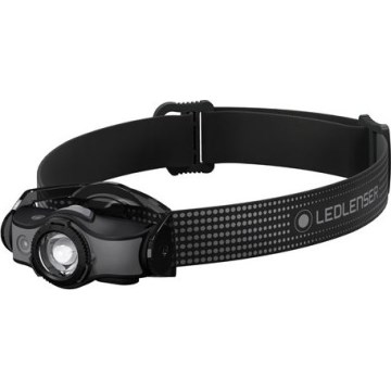 Ledlenser MH5 - Lampada frontale ricaricabile dimmerabile a LED/1xAA/750 mAh IP54 400 lm 35 h nera/grigia
