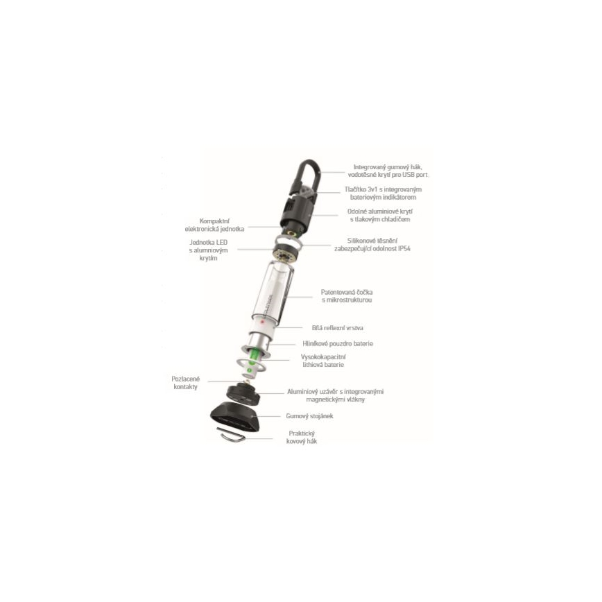 Ledlenser ML6 WARM LIGHT - Torcia ricaricabile a intensità regolabile a LED, 3000 mAh, IP66, 750 lm, 200 h