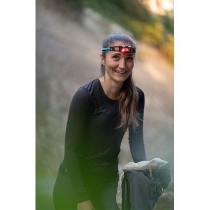 Ledlenser NEO1R - Lampe frontale rechargeable à LED, dimmable, batterie 730 mAh, indice de protection IP67, 250 lm, autonomie 15 h, bleu