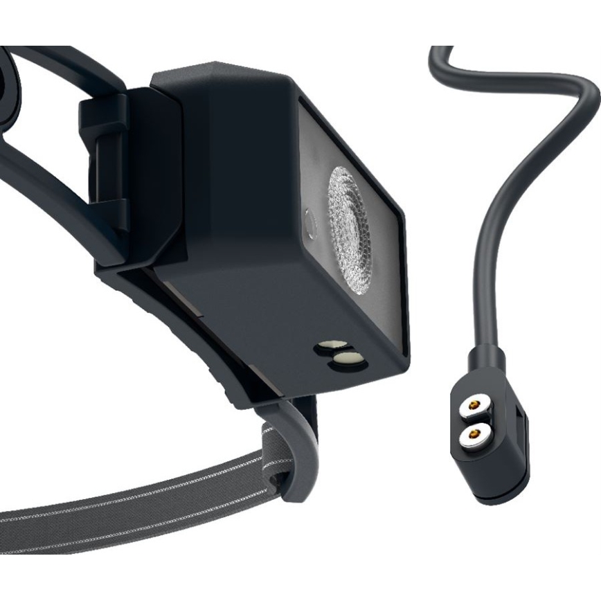 Ledlenser NEO1R - Lampe frontale rechargeable à LED à intensité réglable, 730 mAh, IP67, 250 lm, 15 h, noire