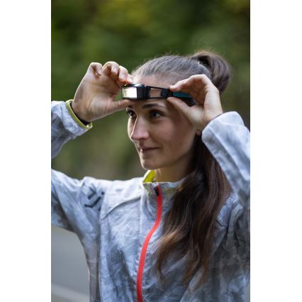 Ledlenser NEO1R - lampada frontale ricaricabile a LED dimmerabile, 730 mAh, IP67, 250 lm, 15 h, blu