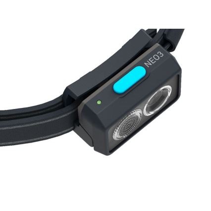 Ledlenser NEO3 - dimmbare LED-Stirnlampe LED/3xAAA IP54 400 lm 20 h blau