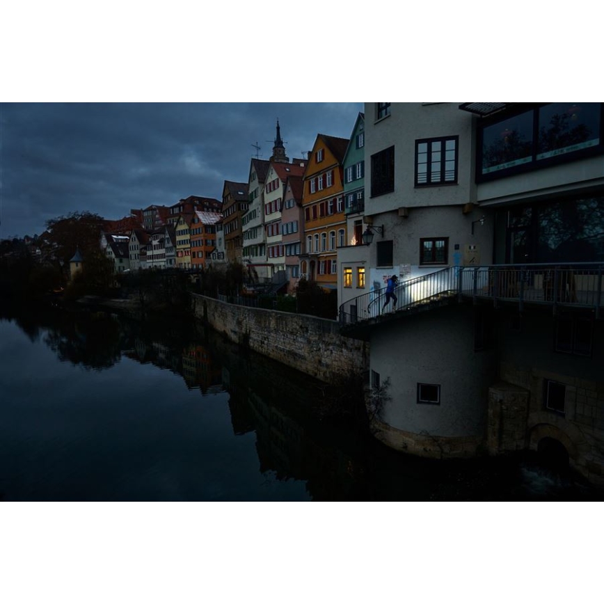 Ledlenser NEO3 - Lampada frontale LED dimmerabile LED/3xAAA IP54 400 lm 20 h blu