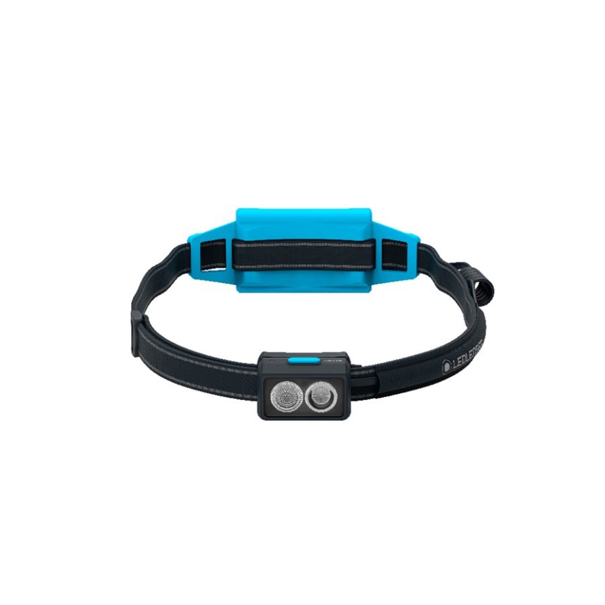 Ledlenser NEO5R - lampe frontale rechargeable LED à intensité réglable / 1800 mAh IP54 600 lm 35 h bleu