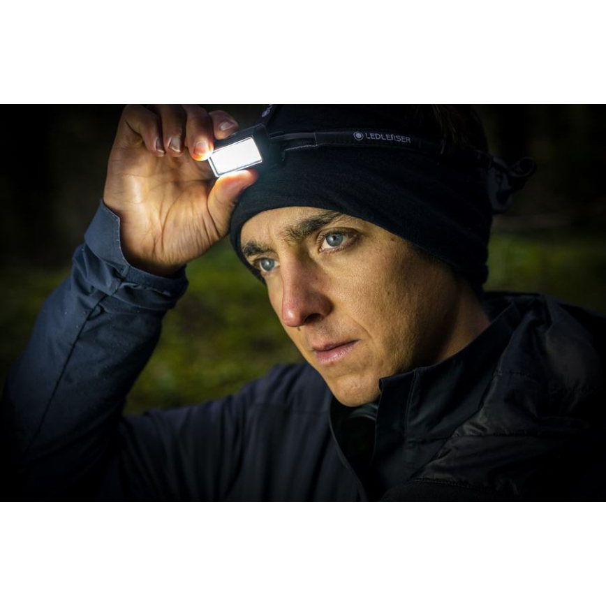 Ledlenser NEO9R - dimmbare, wiederaufladbare LED-Stirnlampe LED/5000 mAh IP54 1200 lm 120 h schwarz/grau