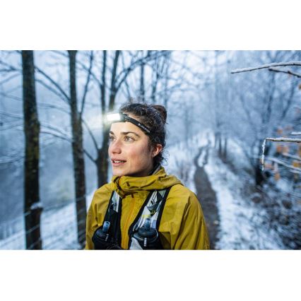 Ledlenser NEO9R - dimmbare, wiederaufladbare LED-Stirnlampe LED/5000 mAh IP54 1200 lm 120 h schwarz/grau