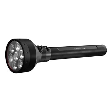 Ledlenser P21R - Torcia ricaricabile a LED dimmerabile, 6000 mAh, IP68, 12000 lm, 25 h, nera