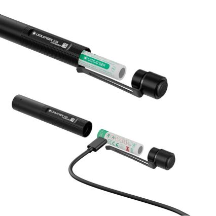 Ledlenser P2R - Dimmbar, wiederaufladbare LED-Taschenlampe LED/1xAAA/300 mAh IP54 200 lm 8 h schwarz