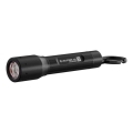 Ledlenser P3R - Lampe de poche LED rechargeable à intensité variable, 1× AAA, 300 mAh, IP54, 130 lm, autonomie jusqu'à 8 h, noir