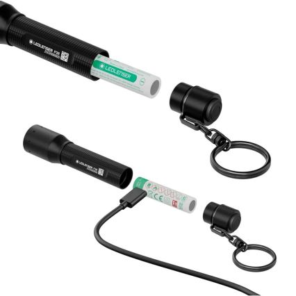 Ledlenser P3R - Torcia ricaricabile a LED dimmerabile LED/1xAAA/300 mAh IP54 130 lm 8 h nera
