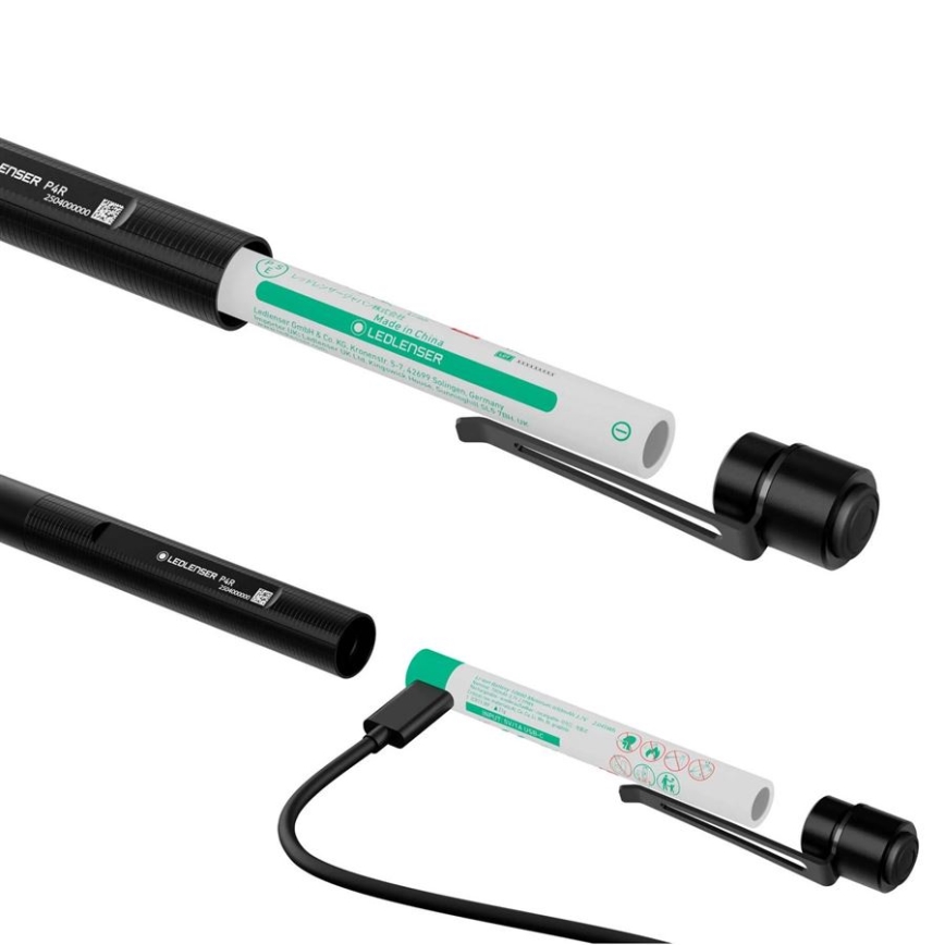Ledlenser P4R - Torcia ricaricabile dimmerabile a LED LED/1xAAA/700 mAh IP54 300 lm 13 h nera