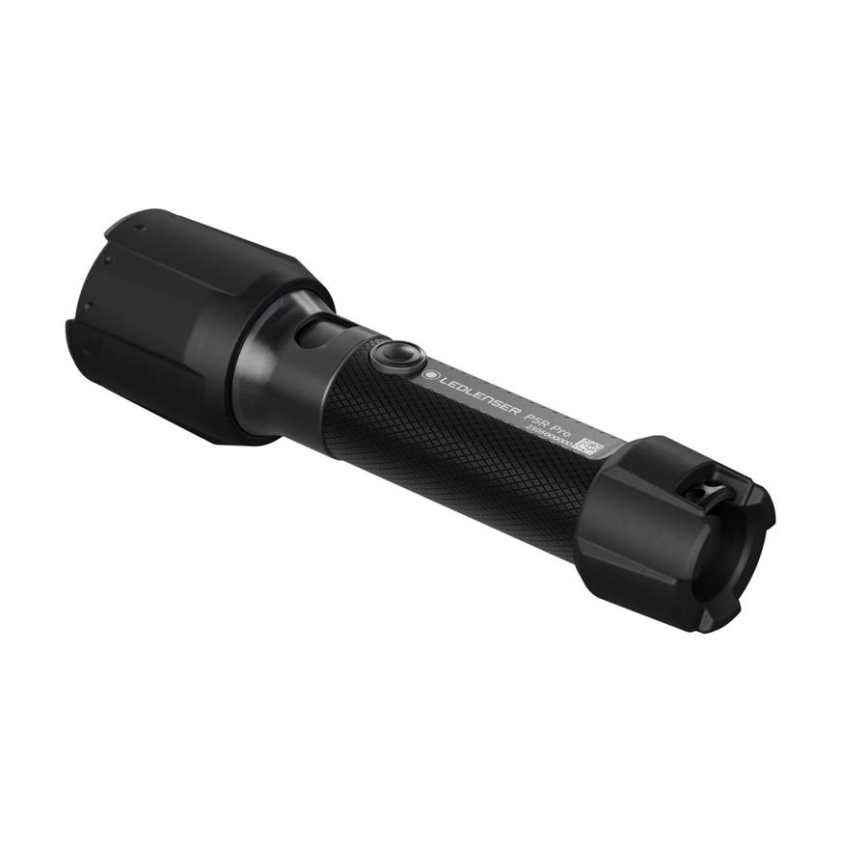 Ledlenser P5R PRO - Lampe de poche rechargeable LED à intensité réglable, batterie 920 mAh, indice de protection IP68, 750 lm, autonomie 18 h, noire