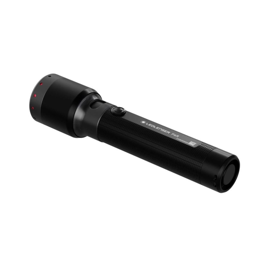 Ledlenser P6R - Torcia ricaricabile LED con intensità regolabile, 3000 mAh, IP68, 1200 lm, 65 h, nera